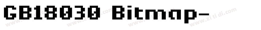 GB18030 Bitmap字体转换